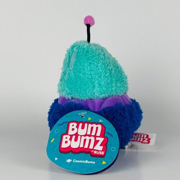 Bumbumz NWT 5” Ulga the UFO Cosmicbumz Bum Bumz Bean Plush Alien Collectible - Picture 2 of 5
